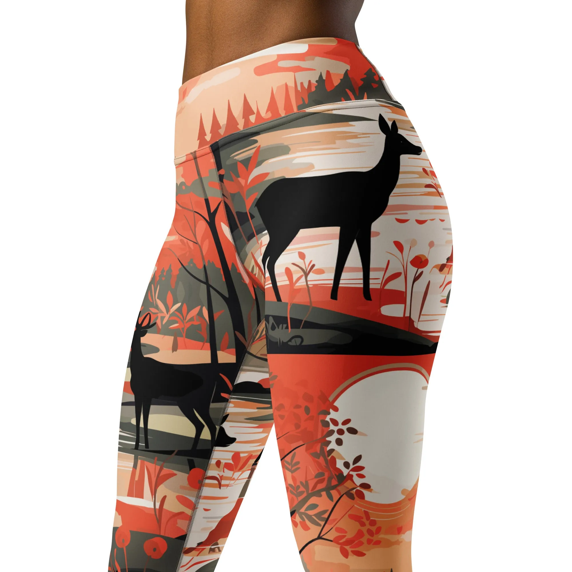 Women's Yoga Pants Workout Leggings - Dear Forest