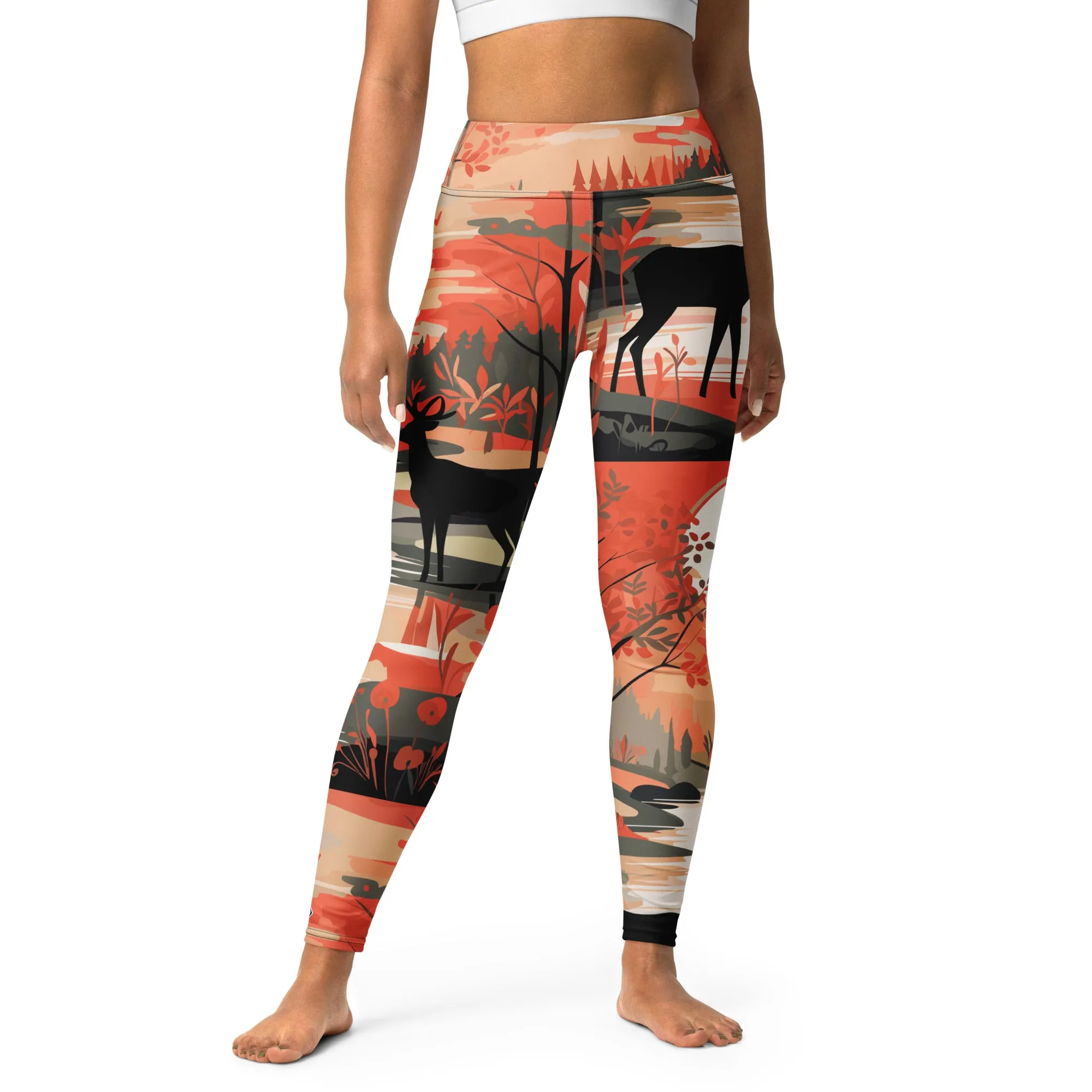 Women's Yoga Pants Workout Leggings - Dear Forest