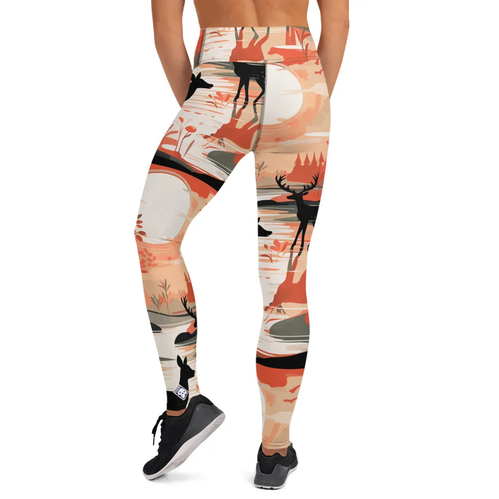 Women's Yoga Pants Workout Leggings - Dear Forest