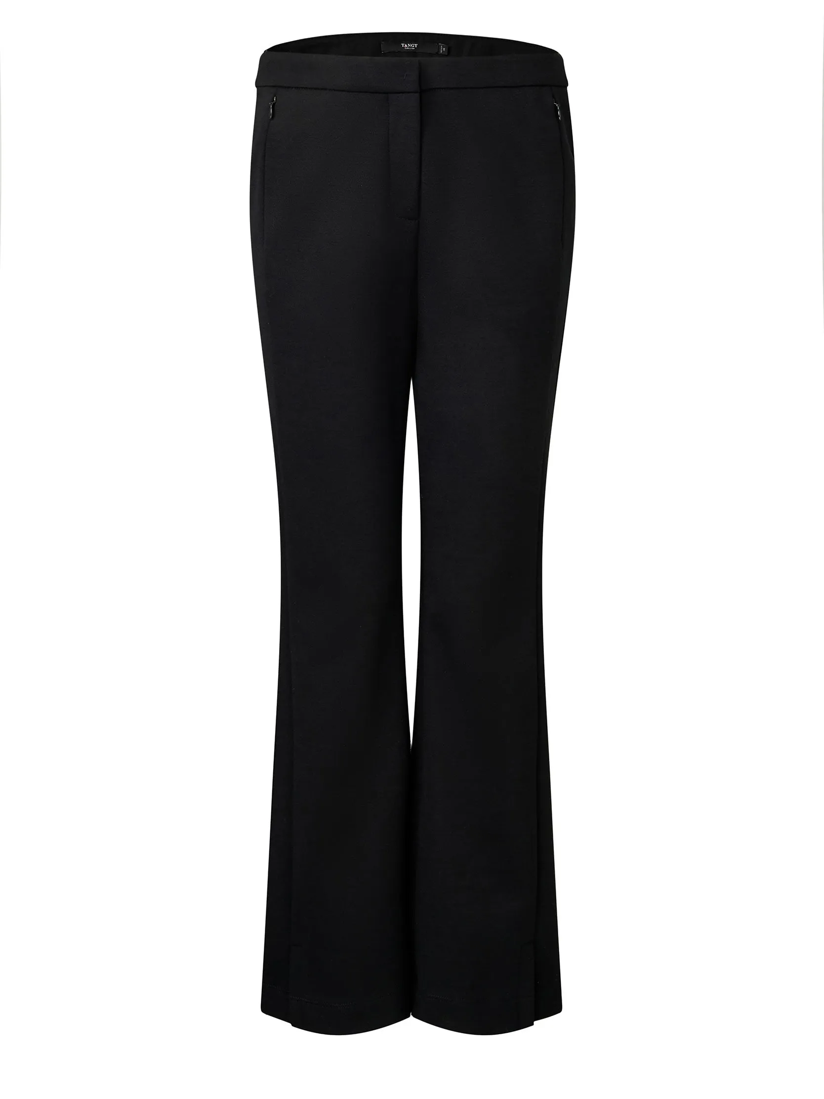 Wool Stretch Flared Pants