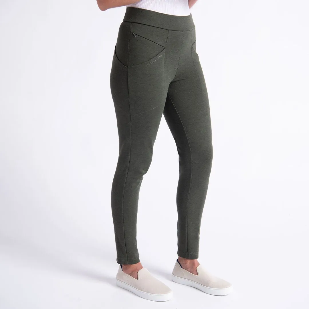 Zippered Journey Pants (Sage)