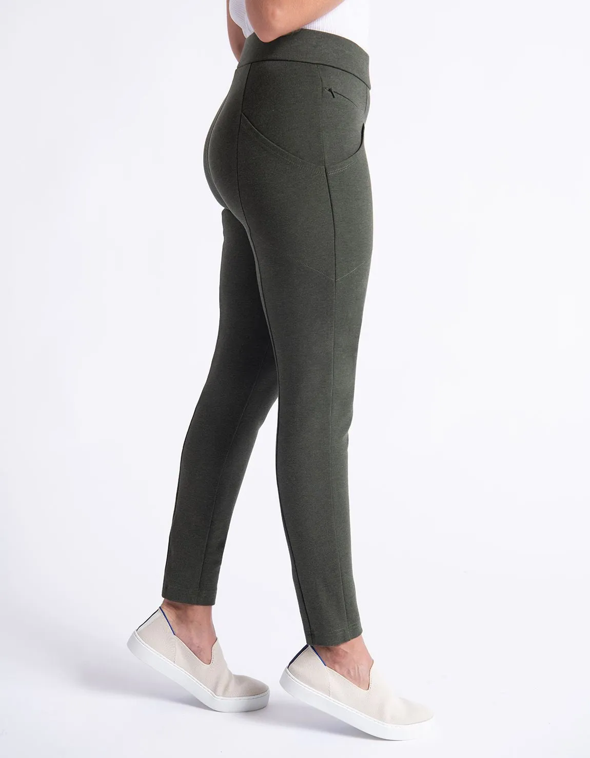 Zippered Journey Pants (Sage)