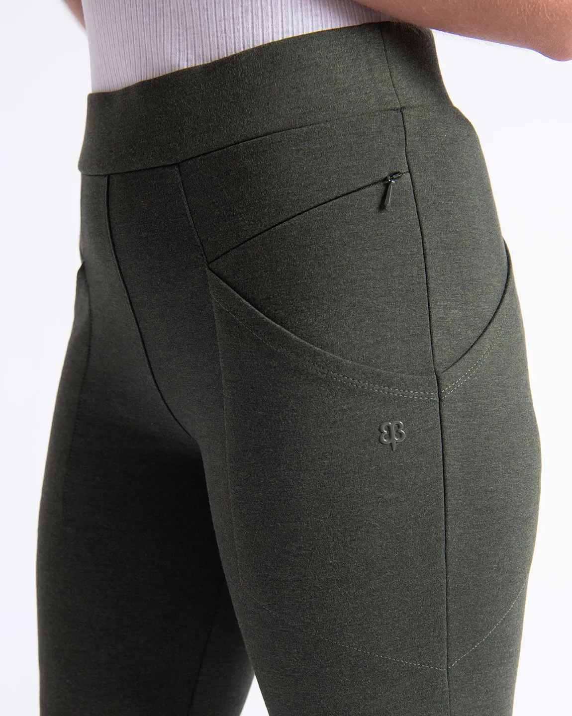 Zippered Journey Pants (Sage)